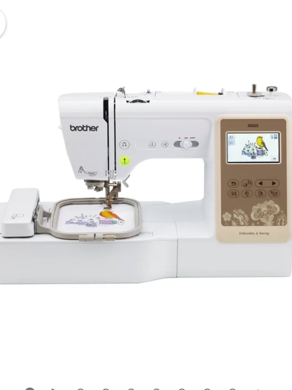 Brother White Sewing & Embroidery Machine